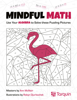 Paperback Mindful Math 1: Use Your Algebra to Solve These Puzzling Pictures Book