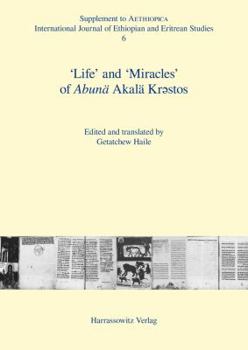 Paperback 'Life' and 'Miracles' of Abuna Akala Krestos [Ethiopic] Book