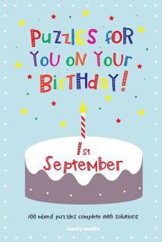 Paperback Puzzles for you on your Birthday - 1st September Book