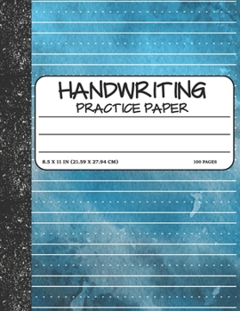 Paperback Handwriting Practice Paper: Dotted Mid-lines Uppercase and Lowercase Writing Sheets Notebook For Kids (Kindergarten To 3rd Grade Students) Book