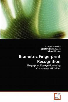 Paperback Biometric Fingerprint Recognition Book