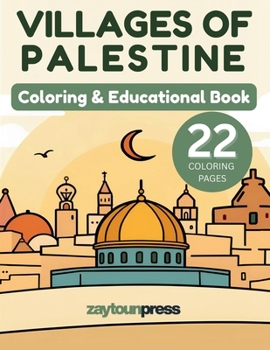 Paperback Villages of Palestine - Coloring & Educational Book