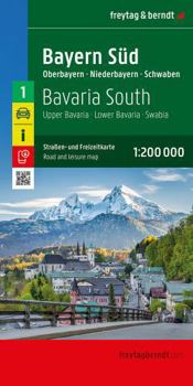 Map Bavaria South Road and Leisure Map Book