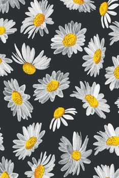 Paperback Notes: Daisies / Medium Size Notebook with Lined Interior, Page Number and Daily Entry Ideal for Organization, Taking Notes, Book