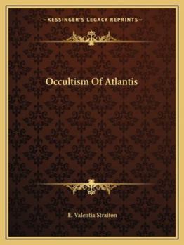 Paperback Occultism Of Atlantis Book
