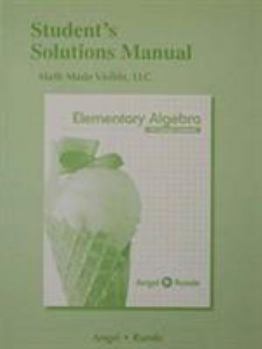 Paperback Student's Solutions Manual for Elementary Algebra for College Students Book