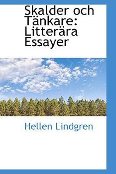 Paperback Skalder Och T Nkare: Litter Ra Essayer Book