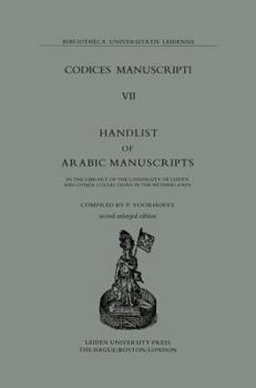 Paperback Codices Manuscripti: Handlist of Arabic Manuscripts Book
