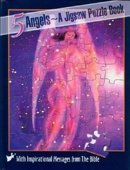 Hardcover 5 Angels ~ a Jigsaw Puzzle Book