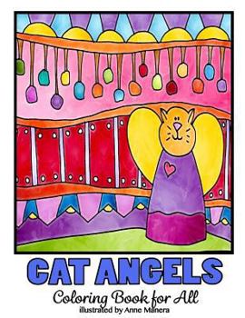 Paperback Cat Angels Coloring Book for All Book