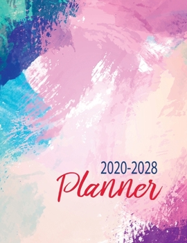 Paperback 2020-2028 Planner: Jan 2020 - Dec 2028 9 Year Monthly Calendar Planner To Do List Academic Schedule Agenda Logbook Or Student (2020 Plann Book