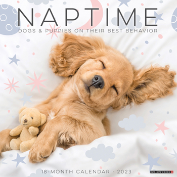 Calendar Naptime (Dogs & Puppies) 2023 Wall Calendar Book