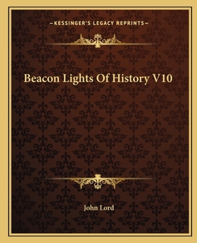 Paperback Beacon Lights Of History V10 Book