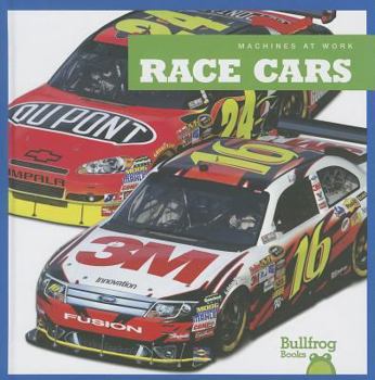 Race Cars - Book  of the Machines at Work