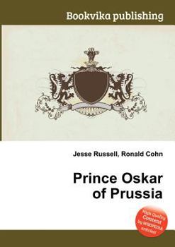 Paperback Prince Oskar of Prussia Book