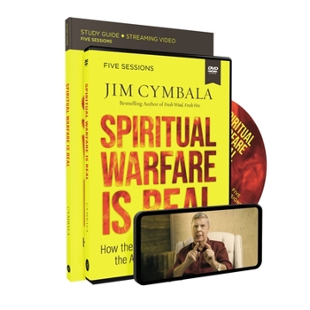 Paperback Spiritual Warfare Is Real Study Guide with DVD: How the Power of Jesus Defeats the Attacks of Our Enemy Book