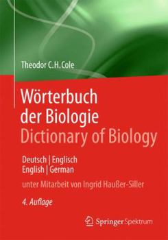 Hardcover Wörterbuch Der Biologie Dictionary of Biology: Deutsch/Englisch English/German [German] Book