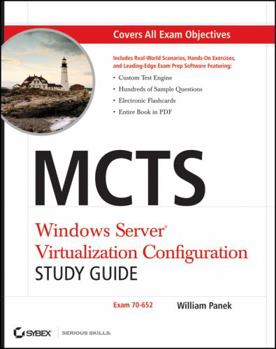 Paperback MCTS Windows Server Virtualization Configuration: Exam 70-652 [With CDROM] [With CDROM] Book