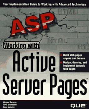 Paperback Using Active Server Pages with CD Book