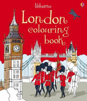 Paperback London colouring book