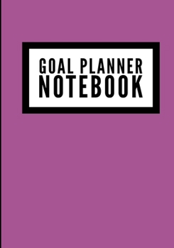 Paperback Goal Planner Notebook: Solid Purple - Undated Goal Planner, Durable Journal Diary Notebook, Organizer For Project Planning & Goal Setting - [ Book