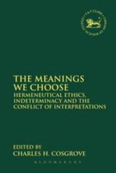 Hardcover The Meanings We Choose Book