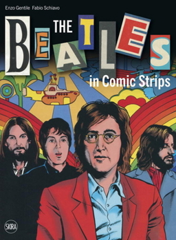 Hardcover The Beatles in Comic Strips Book