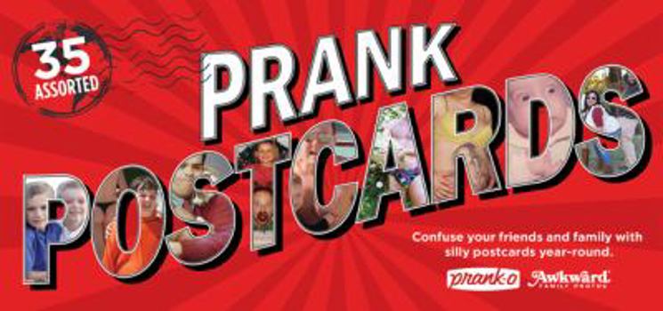 Paperback Prank Postcards Book