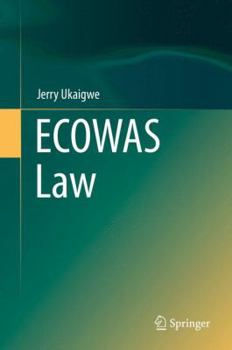 Hardcover Ecowas Law Book