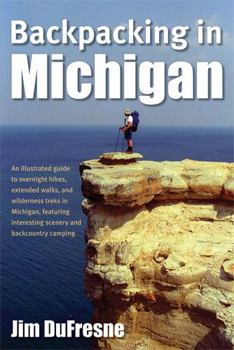 Paperback Backpacking in Michigan Book