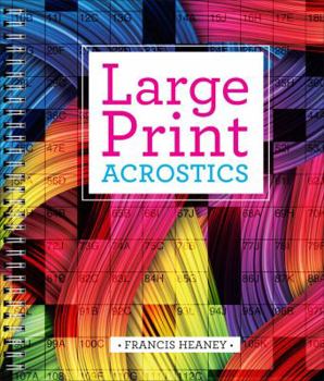 Paperback Large Print Acrostics Book