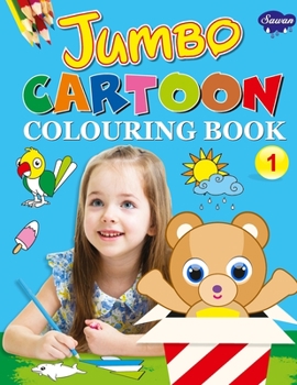 Paperback Jumbo Cartoon Colouring Book-1 Book