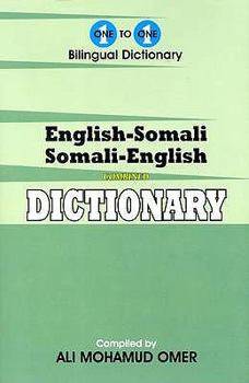 Hardcover English-Somali & Somali-English One-To-One Dictionary Book