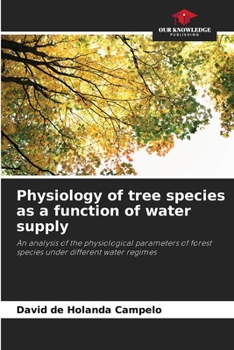 Paperback Physiology of tree species as a function of water supply Book