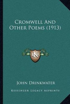 Paperback Cromwell And Other Poems (1913) Book