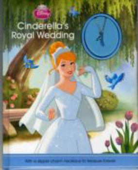 Hardcover Disney Princess Cinderella's Royal Wedding: With a slipper charm necklace! Book