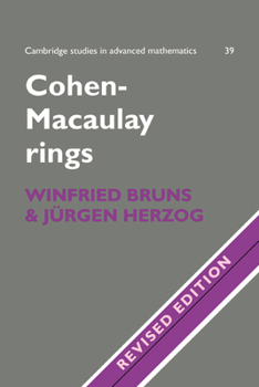 Paperback Cohen-Macaulay Rings Book