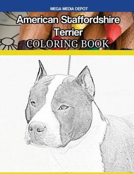 Paperback American Staffordshire Terrier Coloring Book