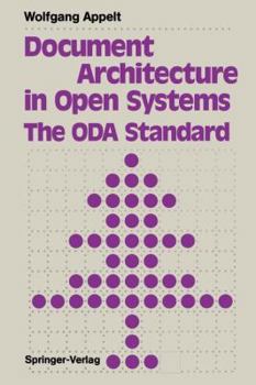 Paperback Document Architecture in Open Systems: The Oda Standard Book