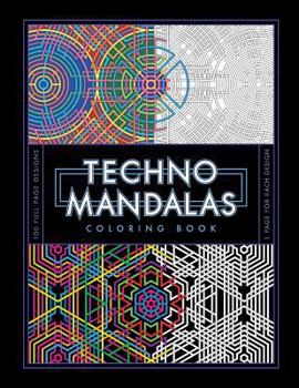 Paperback Techno Mandalas Coloring Book
