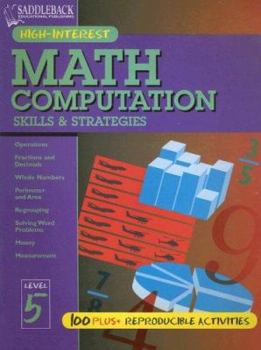 Paperback Math Computation Skills & Strategies Level 5 Book
