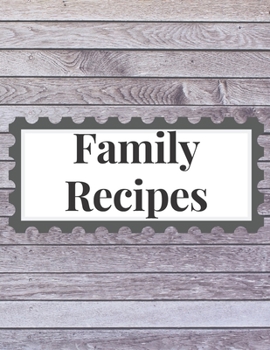 Paperback Family Recipes Book