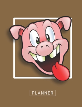 Planner: Happy Pig PorkAnime & Chill 2 Year Monthly Planner with Note Pages (24 Months) | Jan 2020 - Dec 2021 | Month Planning | Appointment Calendar ... | Plan Each Day, Set Goals & Get Stuff Done