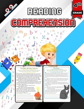 Paperback Reading Comprehension for 4th Grade: Games and Activities to Support Grade 4 Skills, Grade 4 Reading Comprehension Workbook Book
