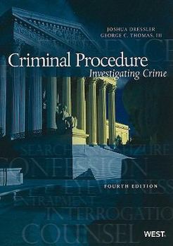 Paperback Criminal Procedure: Investigating Crime Book