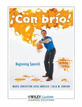 Paperback Con Brio! (Beginning Spanish, Second Edition) Book