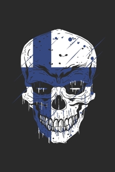 Paperback Finland Skull: Graph Paper Notebook (6" x 9" - 120 pages) Finland Themed Notebook for Gift / Daily Activity Journals / Diary Book