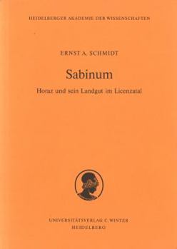Paperback Sabinum: Horaz Und Sein Landgut Im Licenzatal [German] Book