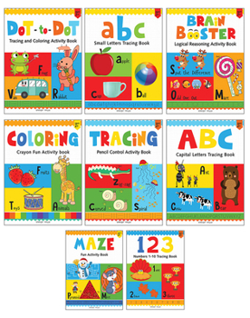 Misc. Preschool Complete Learning Activity Pack for Kids (Set of 8 Books) Book