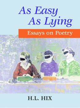 Paperback As Easy as Lying: Essays on Poetry Book